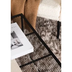 Netz soffbord 80 x 80 cm - Svart