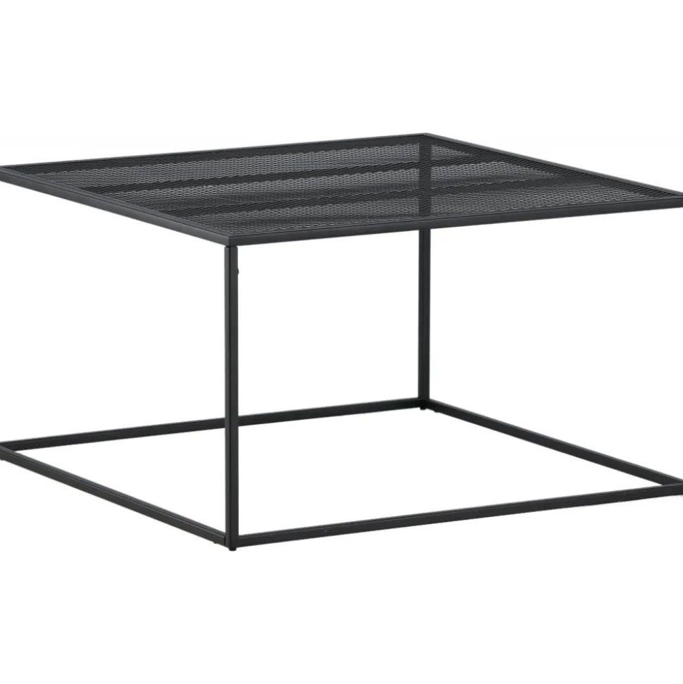 Netz soffbord 80 x 80 cm - Svart