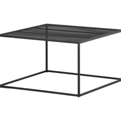 Netz soffbord 80 x 80 cm - Svart