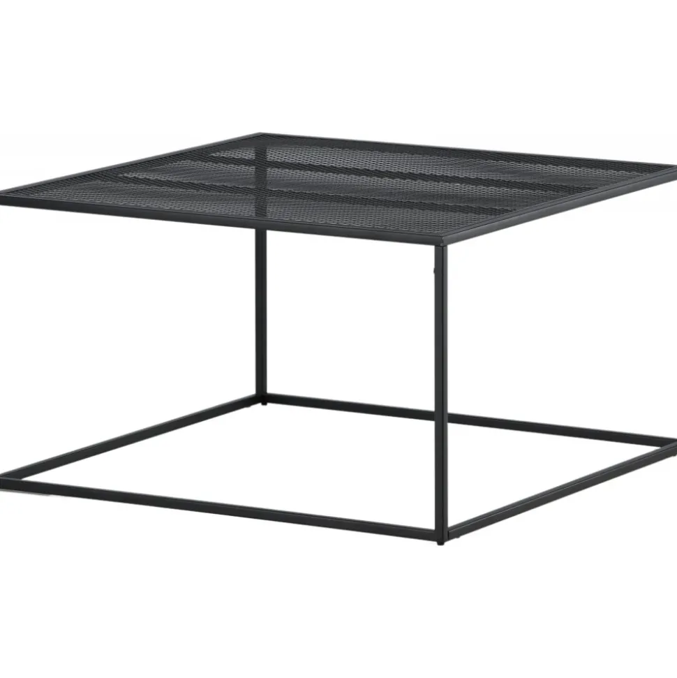 Netz soffbord 80 x 80 cm - Svart