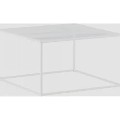 Netz soffbord 80 x 80 cm - Vit