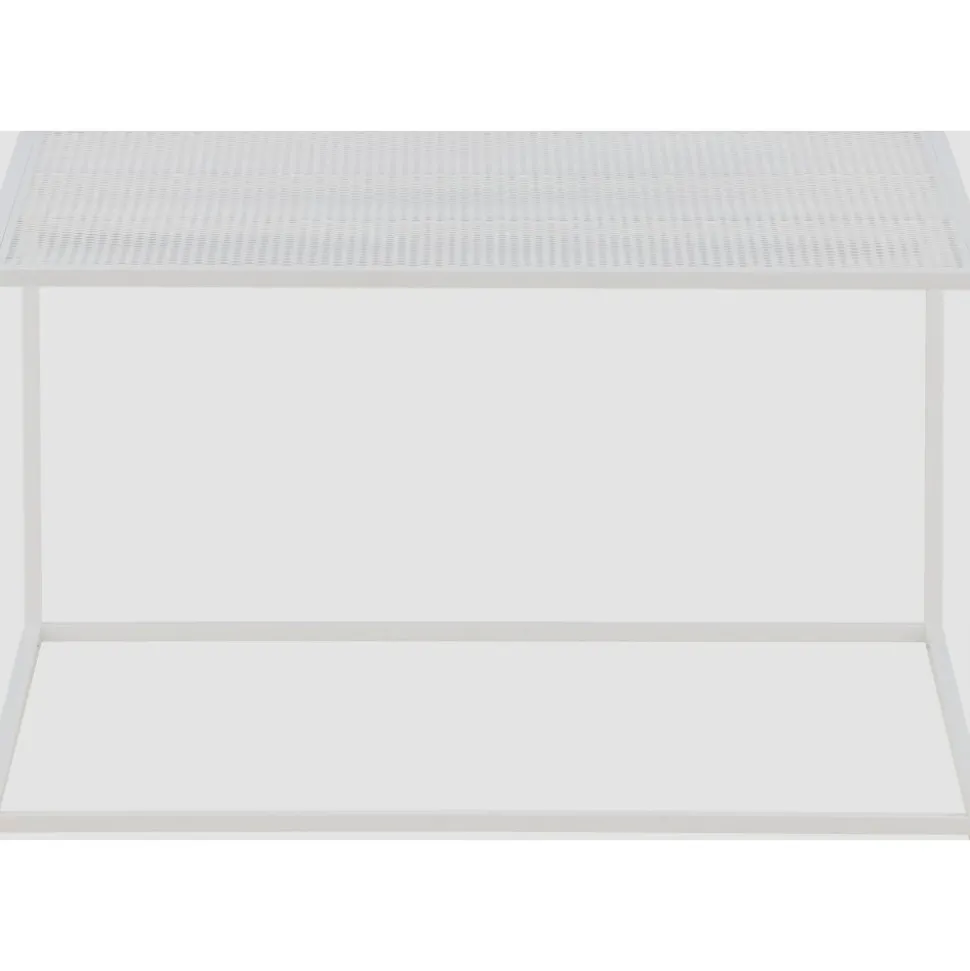 Netz soffbord 80 x 80 cm - Vit