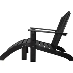 Newport däckstol - Svart