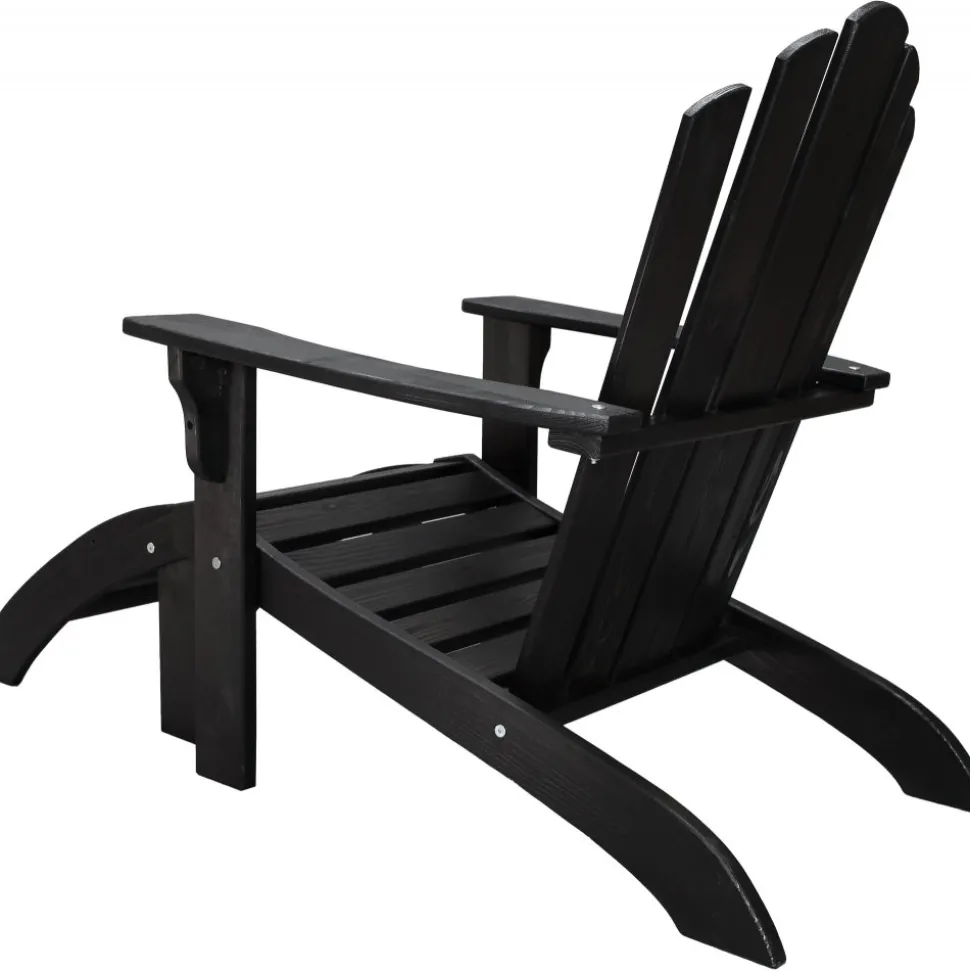 Newport däckstol - Svart