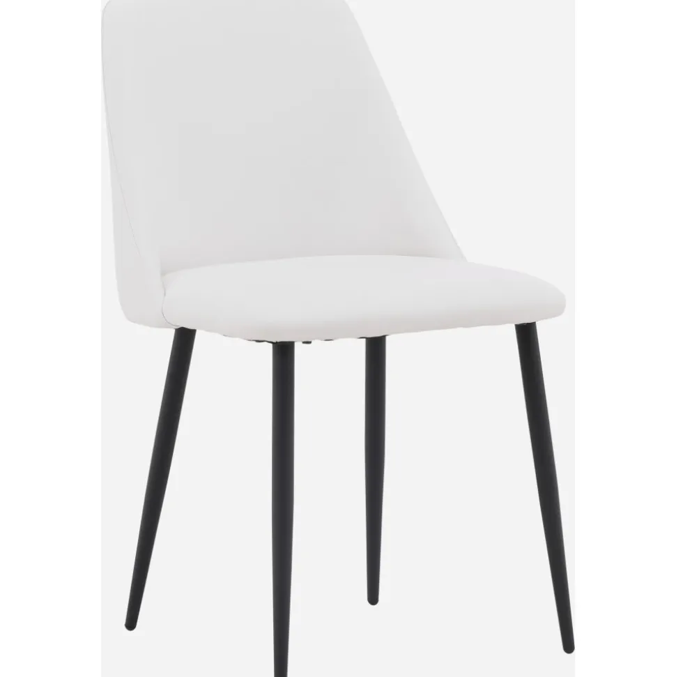 Night matstol - Vit PU