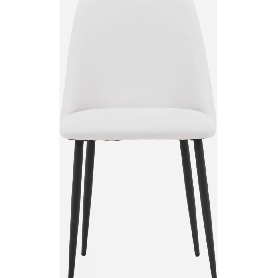 Night matstol - Vit PU