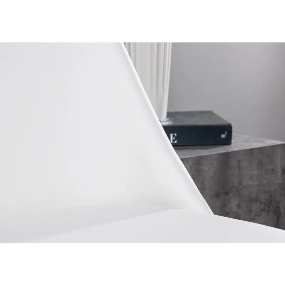 Night matstol - Vit PU