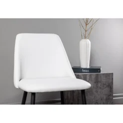 Night matstol - Vit PU