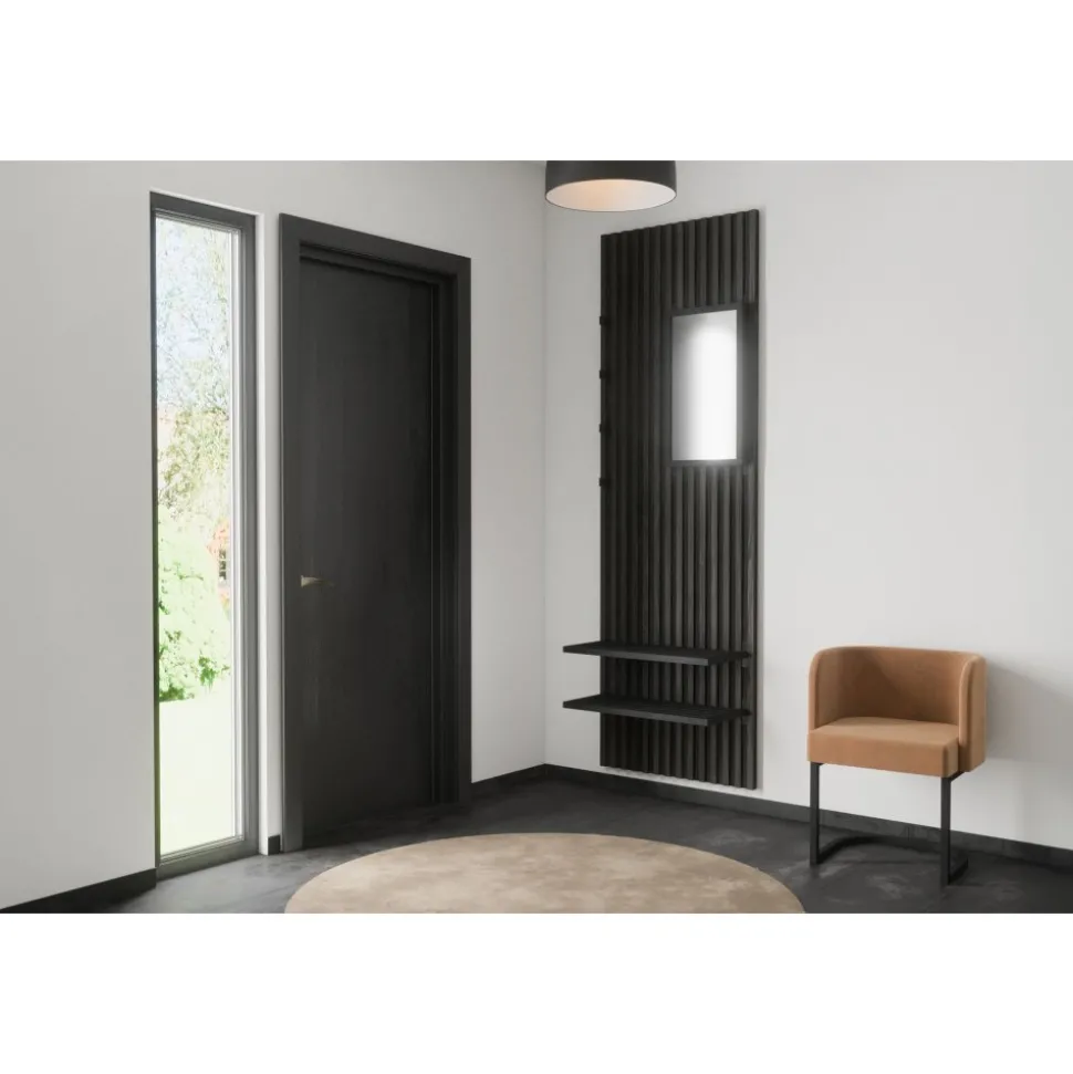 Nimes väggpanel - Svart/mocca