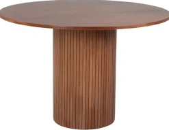 Nivå runt matbord i valnöt - Runt bord Ø110 cm