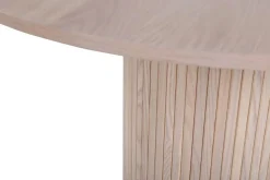 Nivå runt matbord i whitewash - runt bord Ø110 cm