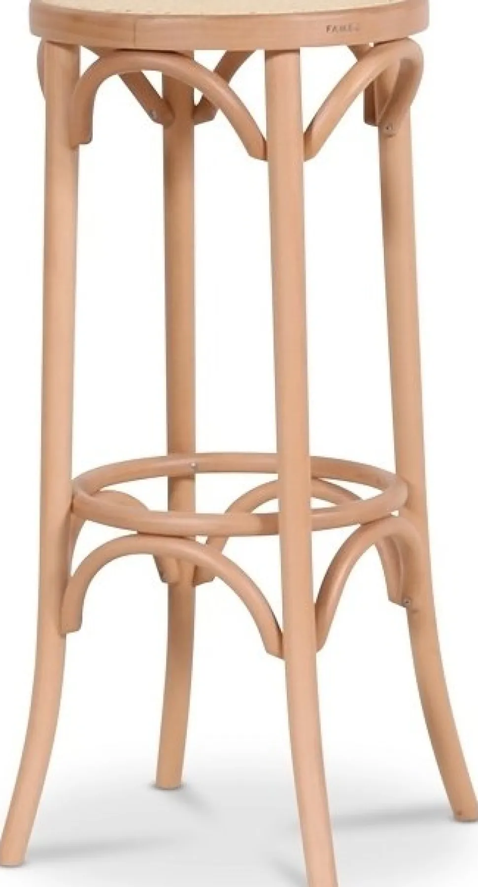 No 73 barpall hög med rottingsits - Bok