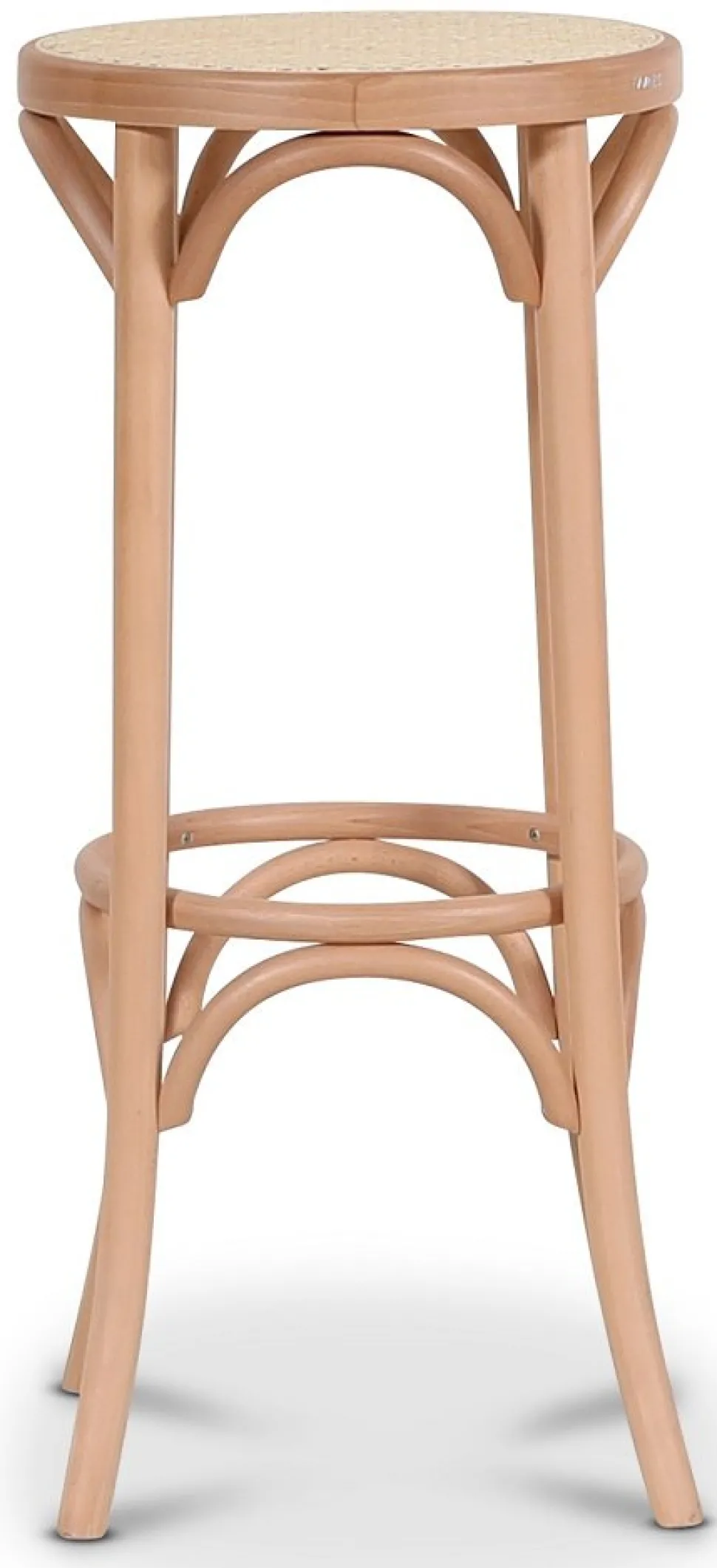 No 73 barpall hög med rottingsits - Bok