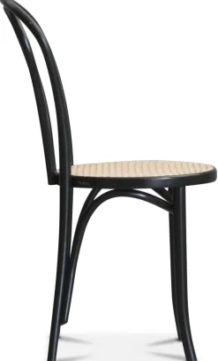 No 18 matstol med rottingsits - Svart + Fläckborttagare för möbler