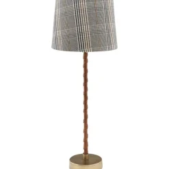 Nora lampfot - Antikmässing - 46 cm