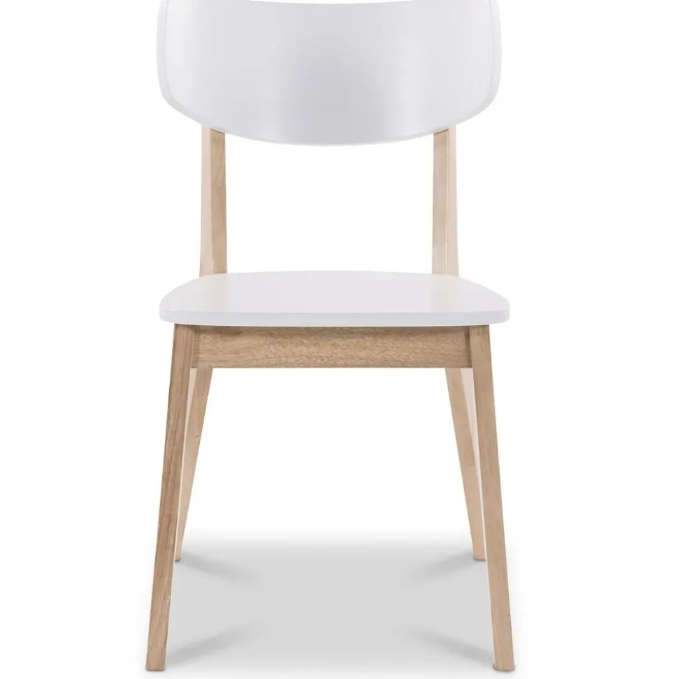 Nordkap stol - Vit/ljus ek