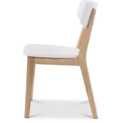 Nordkap stol - Vit/ljus ek