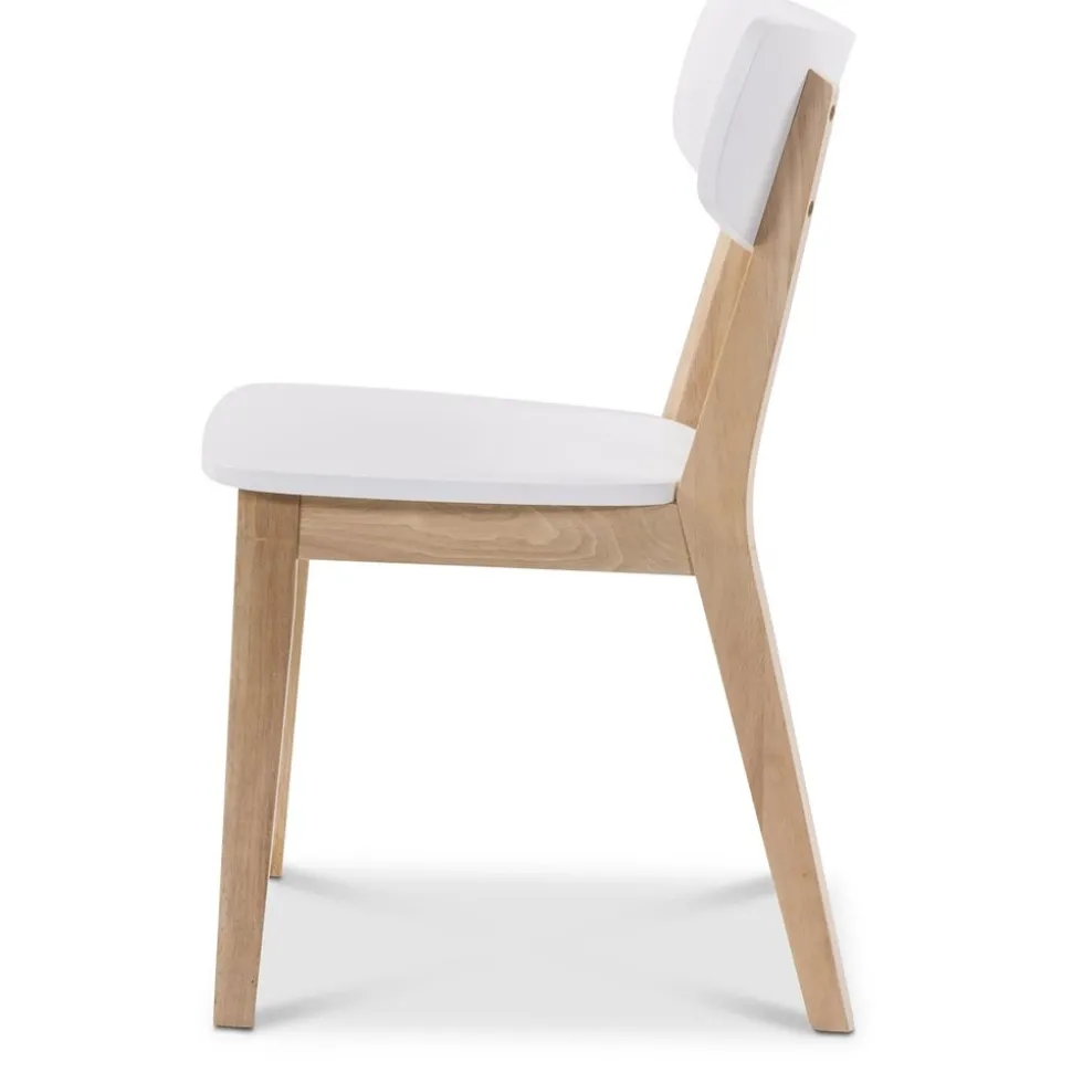 Nordkap stol - Vit/ljus ek