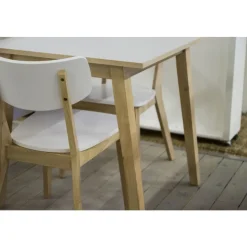 Nordkap stol - Vit/ljus ek