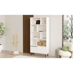 Ocean bokhylla - Vit