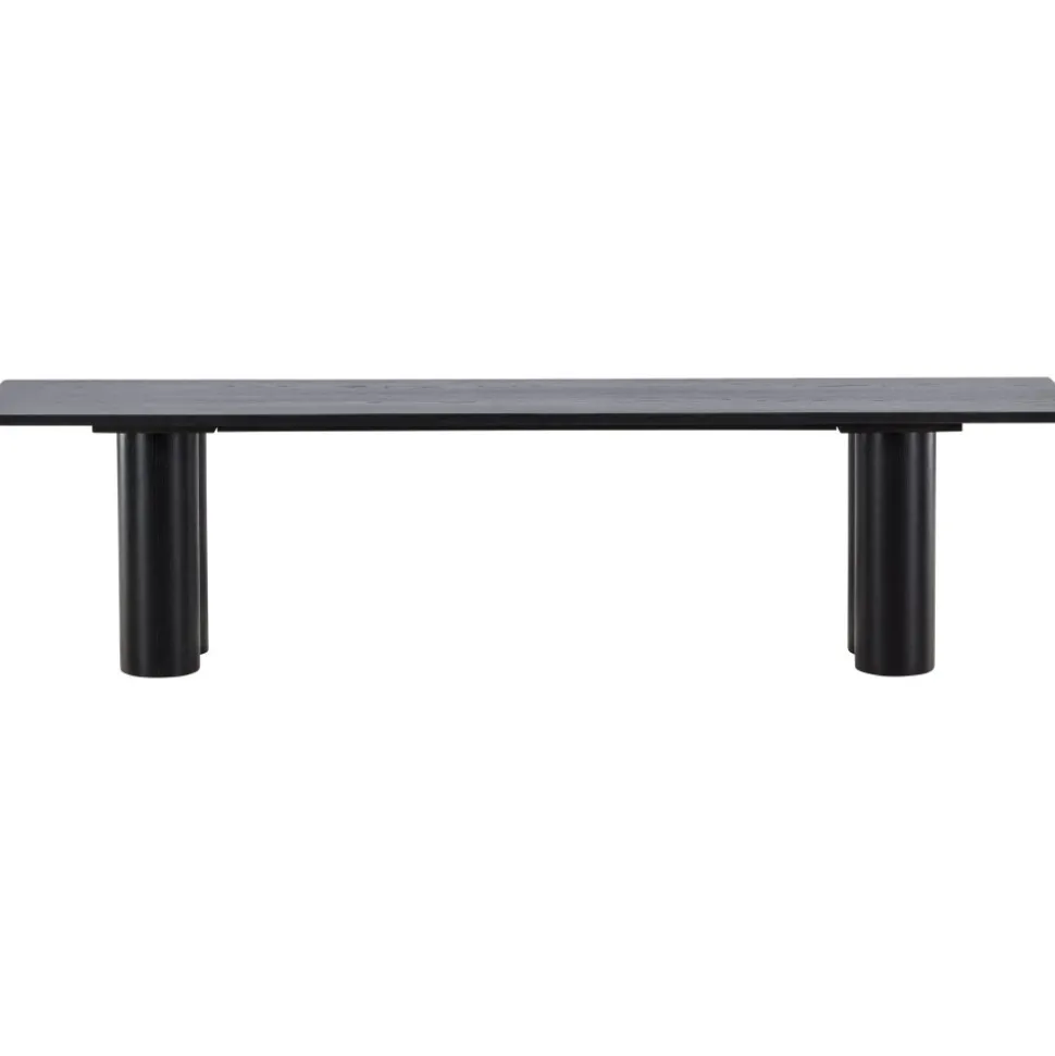 Olivia bänk 180 cm - Svart