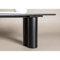 Olivia bänk 180 cm - Svart