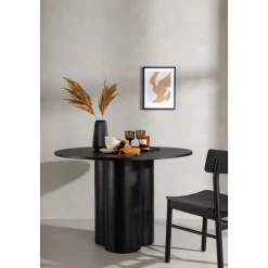Olivia matbord Ø110 cm - Svart