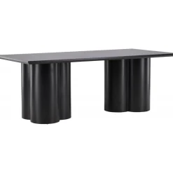 Olivia matbord 210X100 cm svartbetsat