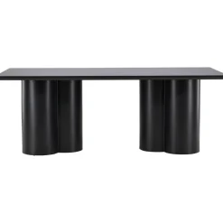 Olivia matbord 210X100 cm svartbetsat