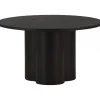 Olivia soffbord Ø80 cm - Svart