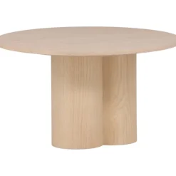 Olivia soffbord Ø80 cm - Whitewash