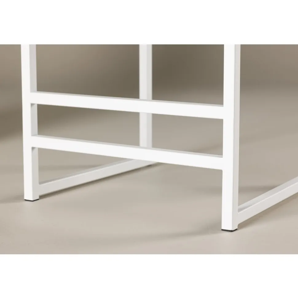 Opelika barstol - Beige/vit