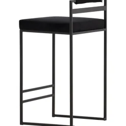 Opelika barstol - Svart
