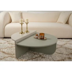 Orion soffbord 90/85 x 60/30 cm - Grön/sandsten