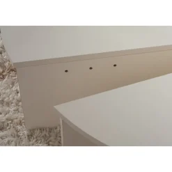 Orion soffbord 90 x 90 cm - Vitmålat trä