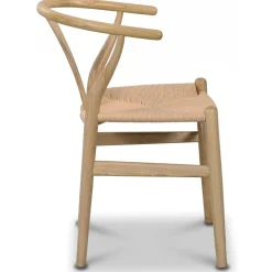 Oskar matstol i trä + Möbeltassar