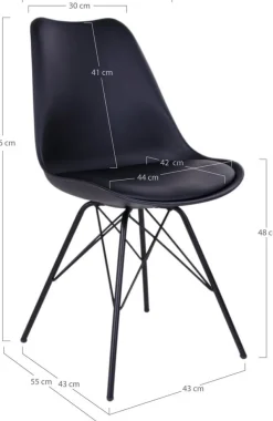 Oslo Matstol - Svart