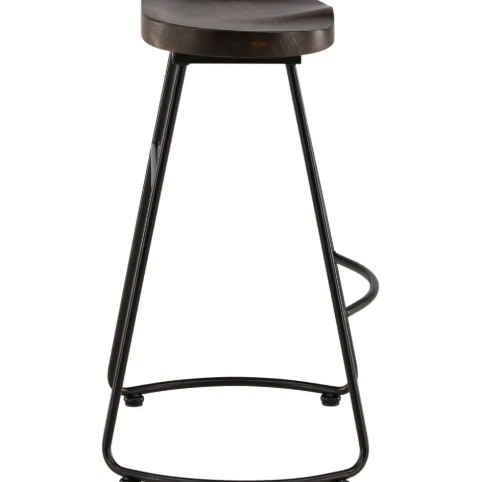 Ozark barstol - Mörk valnöt