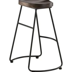 Ozark barstol - Mörk valnöt