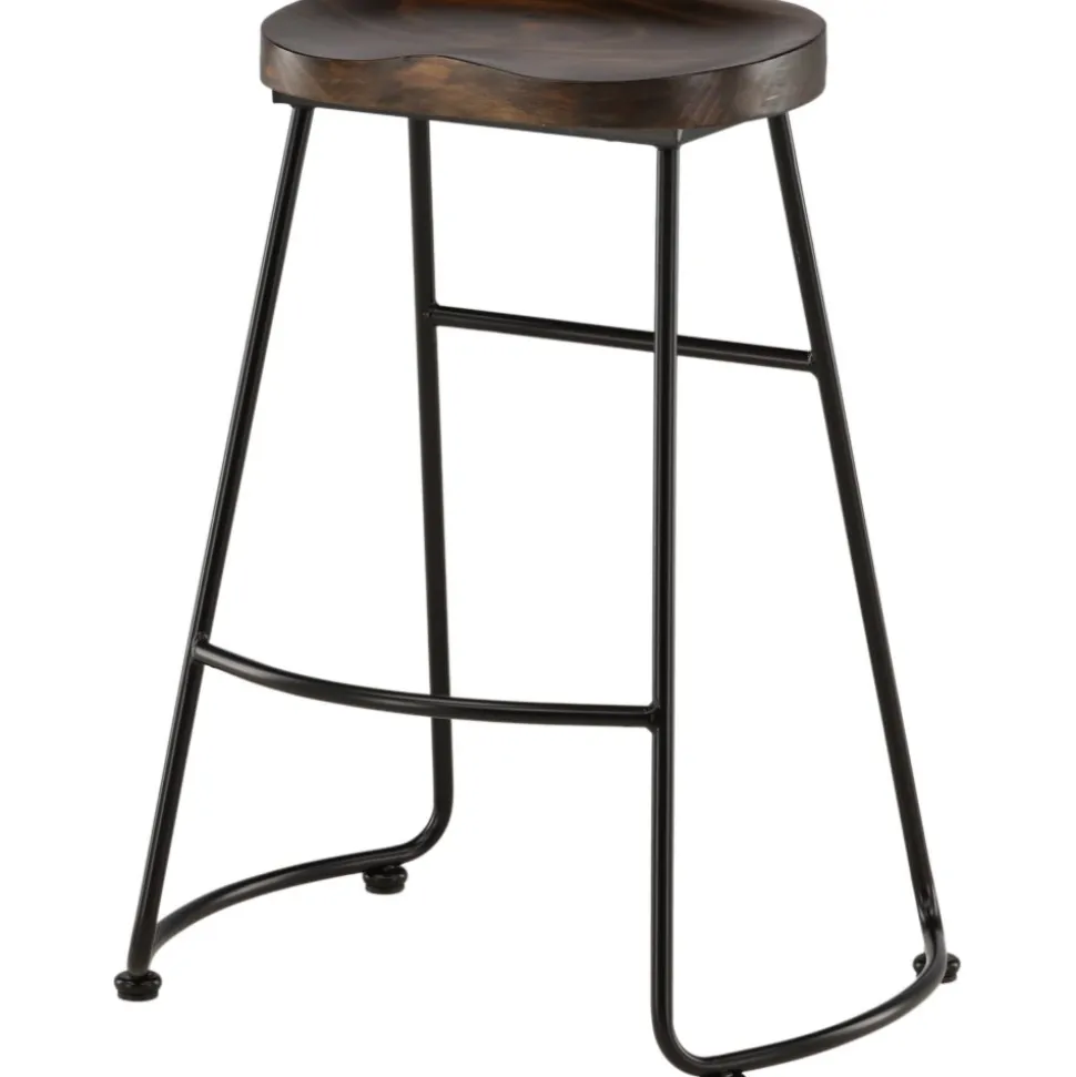 Ozark barstol - Mörk valnöt