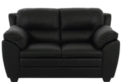 Palarmo 2-sits soffa - Svart ecoläder