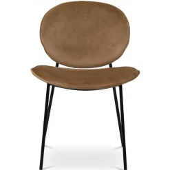 Palle stol i sammet - Brun + Textilrengöring för möbler