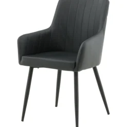 Paolo karmstol - Svart PU