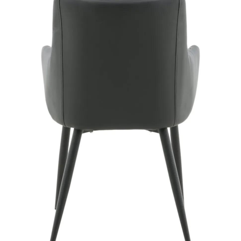 Paolo karmstol - Svart PU