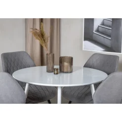 Paradis matbord 100 cm - Vit