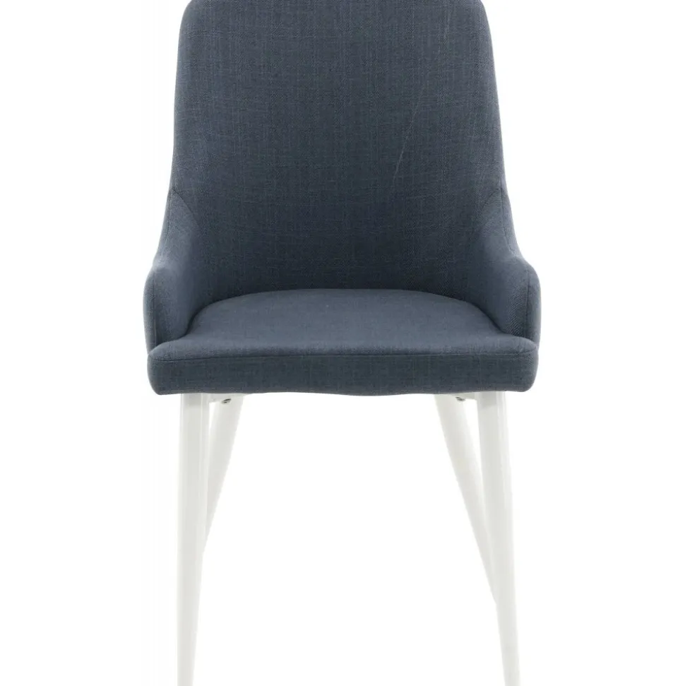 Paradis matstol - Blå/vit