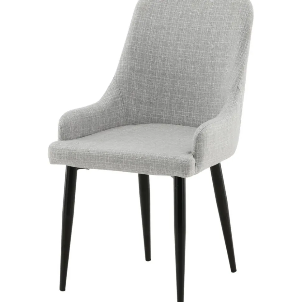 Paradis matstol - Ljusgrå/svart