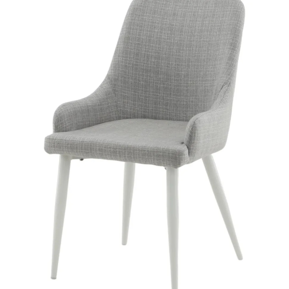 Paradis matstol - Ljusgrå/vit