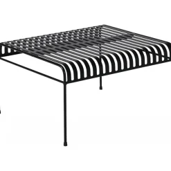 Parga svart soffbord i metall + Rengöringsmedel för utemöbler