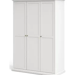 Paris garderob med 3 dörrar - Vit